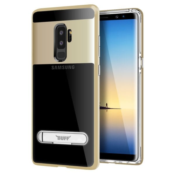 Buff Galaxy S9 Plus ile Uyumlu Air Bumper Kılıf Gold