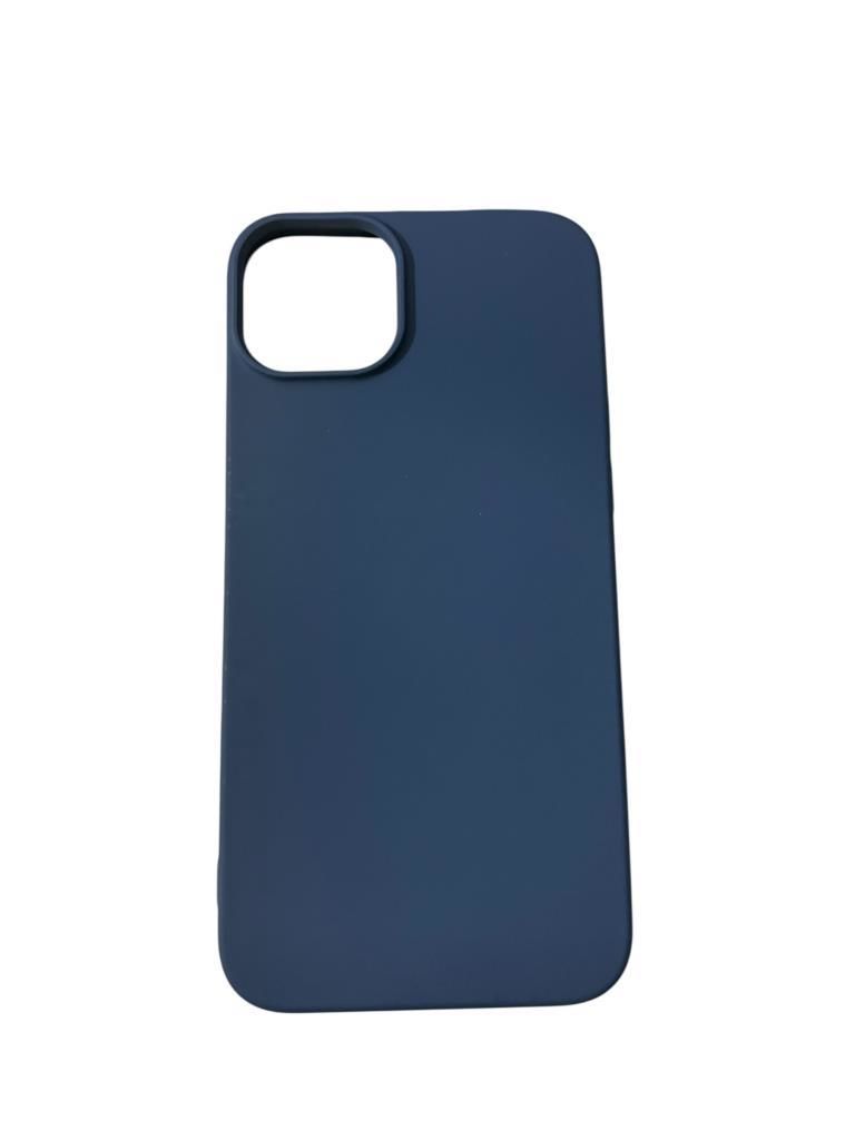 iPhone 14 Plus ile Uyumlu Cappy Silikon Kılıf Lacivert