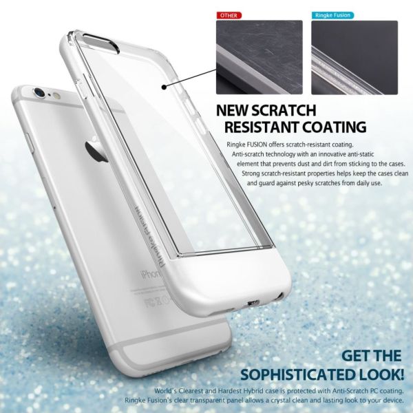 Ringke Fusion Frame iPhone 6s/ 6 ile Uyumlu Çerçeveli Bumper Kılıf Royal Gold