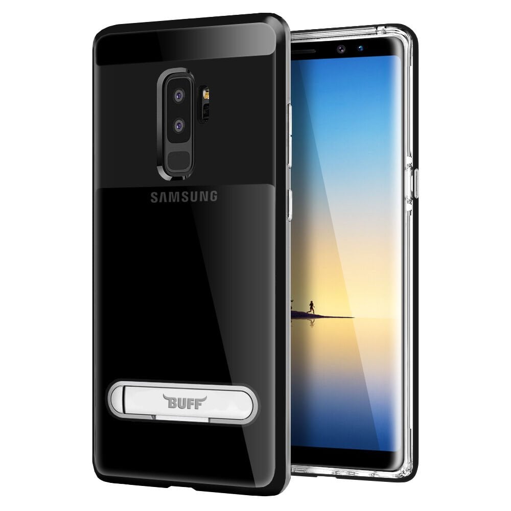 Buff Galaxy S9 Plus ile Uyumlu Air Bumper Kılıf Black