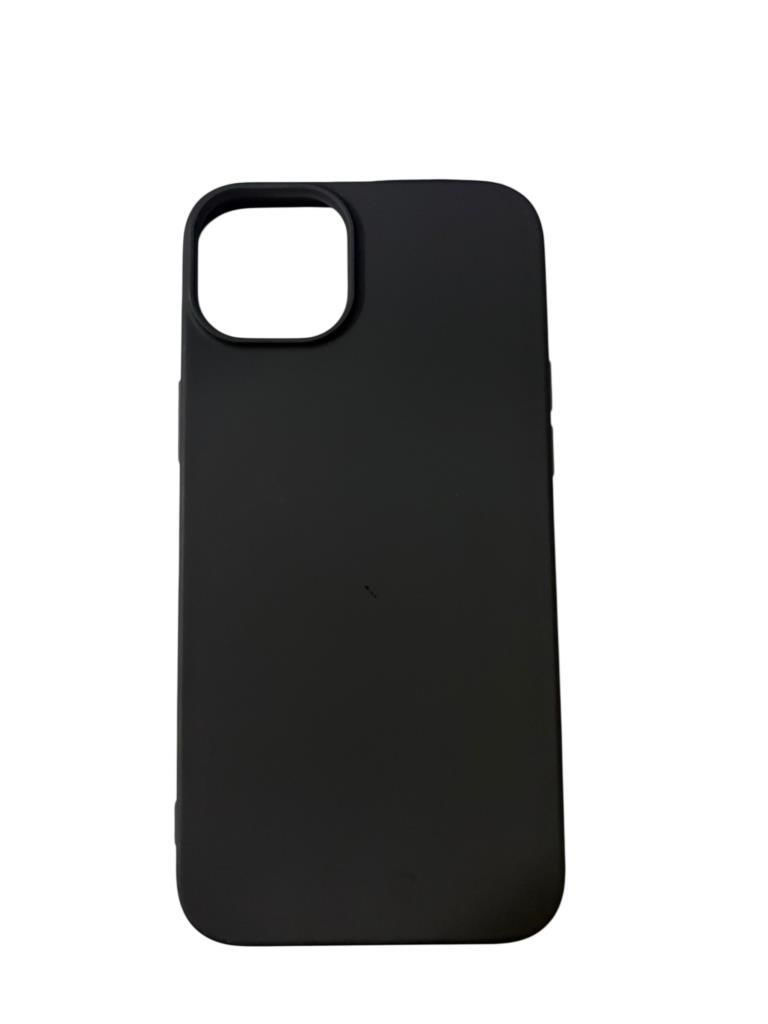 iPhone 14 Plus ile Uyumlu Cappy Silikon Kılıf Siyah