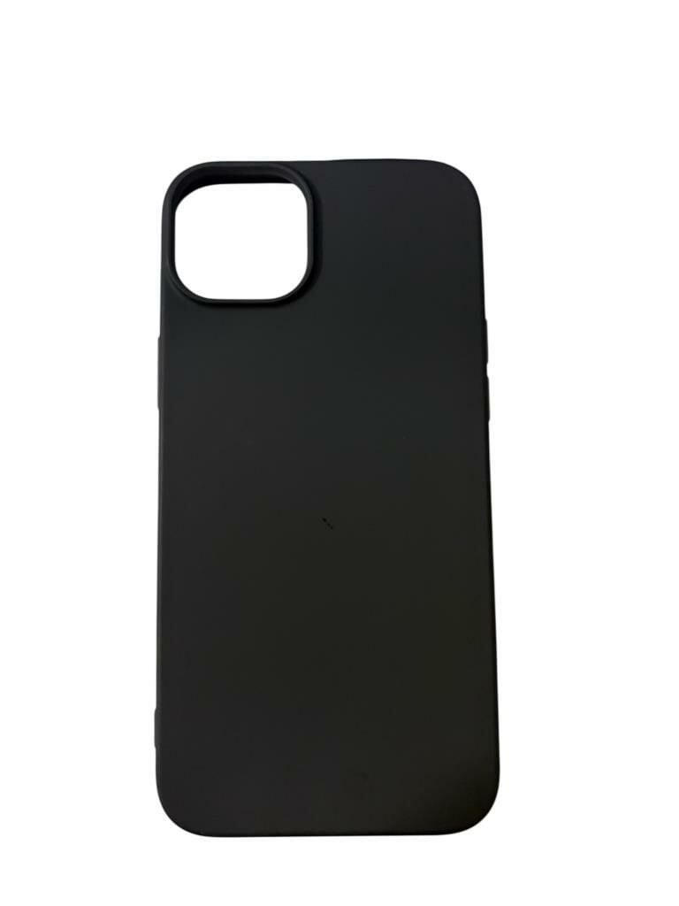 iPhone 14 Plus ile Uyumlu Cappy Silikon Kılıf Siyah