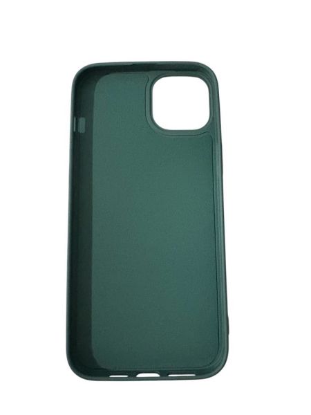 iPhone 14 Plus ile Uyumlu Cappy Silikon Kılıf Yeşil