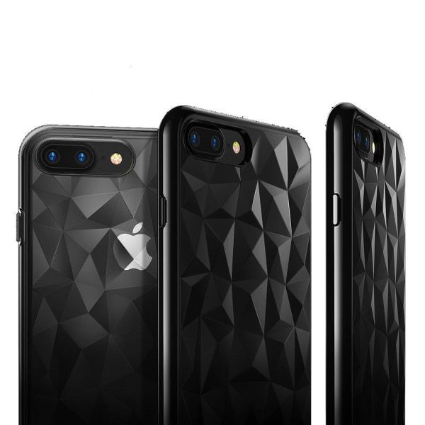 Ringke Air Prism 3D Elmas Yansıması iPhone 7 ile Uyumlu KIlıf Ink Black