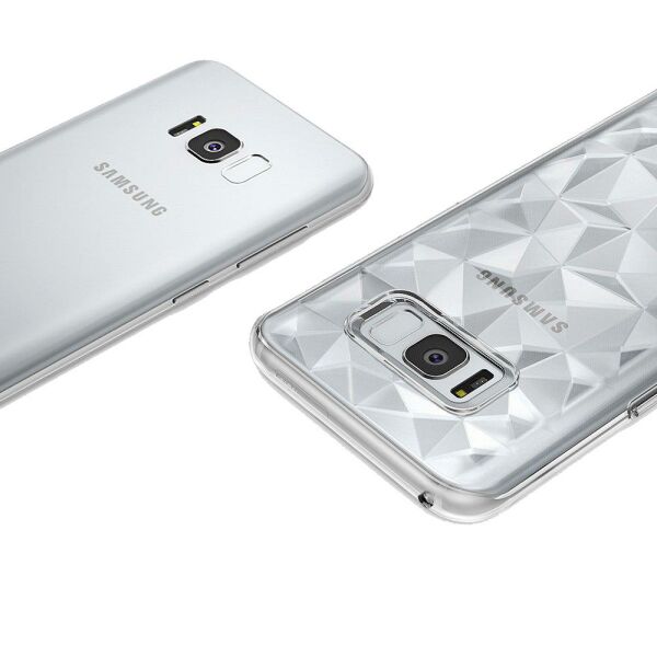 Ringke Air Prism 3D Elmas Yansıması Galaxy S8 ile Uyumlu Kılıf Clear