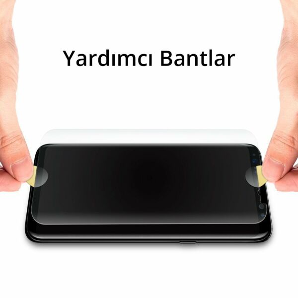 Spigen Galaxy S8 Plus ile Uyumlu Ekran Koruyucu Curved Crystal HD Kavisli Tam Kaplayan 2 Adet