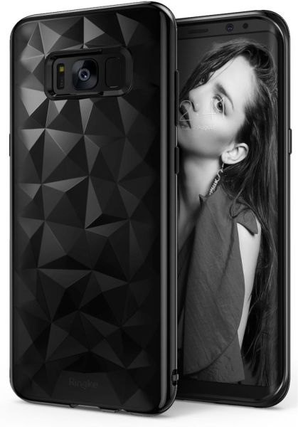 Ringke Air Prism 3D Elmas Yansıması Galaxy S8 ile Uyumlu Kılıf Ink Black