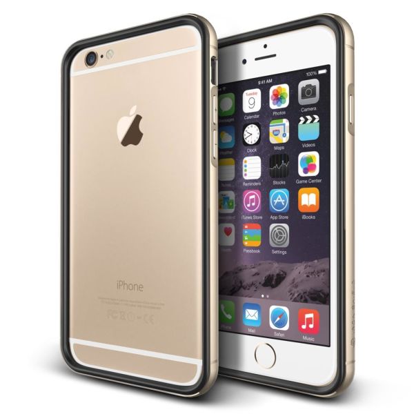 Verus iPhone 6/6S 4.7ile Uyumlu  Iron Bumper Kılıf Gold