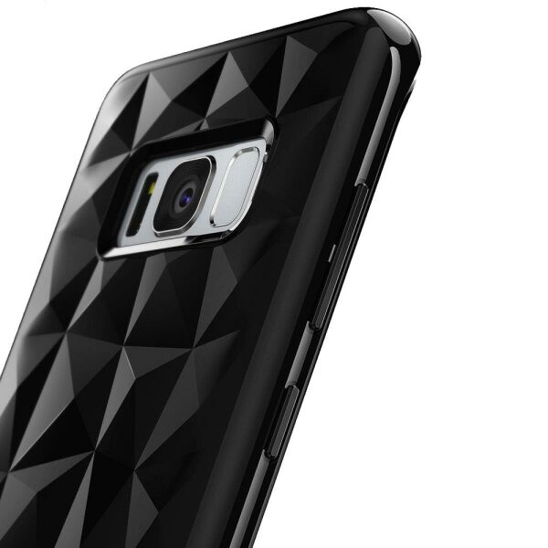 Ringke Air Prism 3D Elmas Yansıması Galaxy S8 Plus ile Uyumlu Kılıf Ink Black