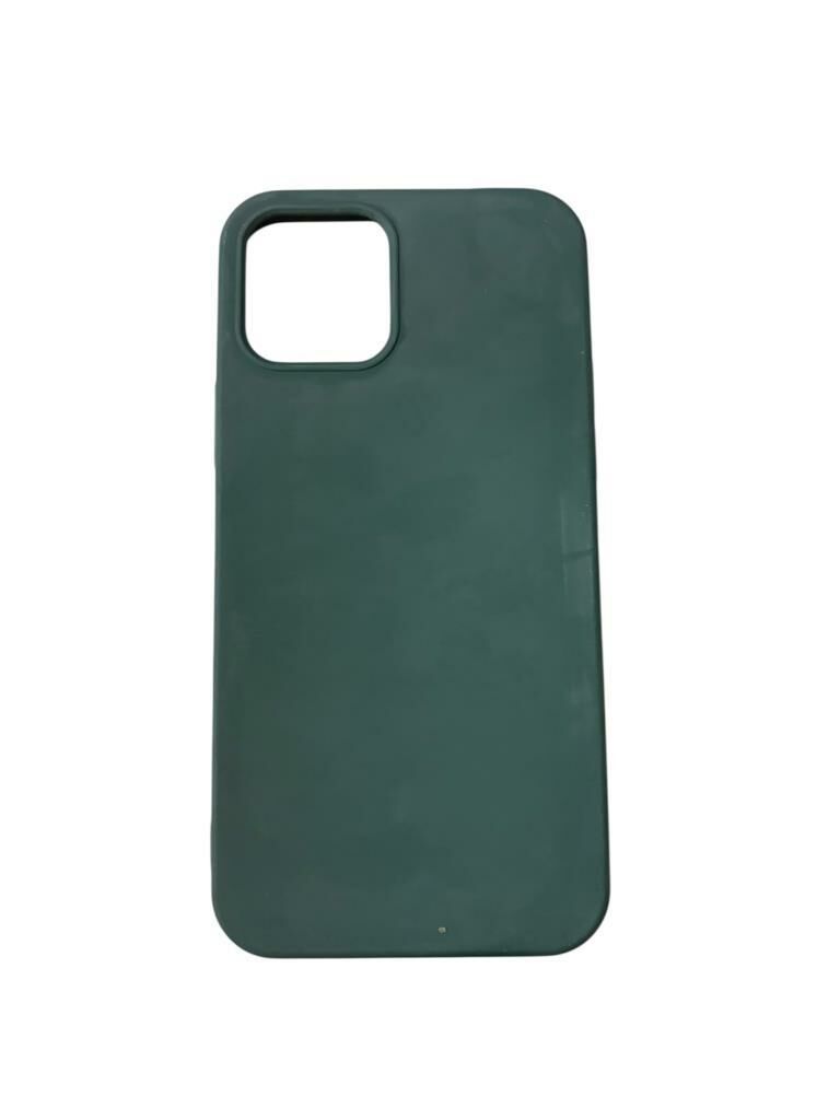 iPhone 12 ile Uyumlu Cappy Silikon Kılıf Yeşil