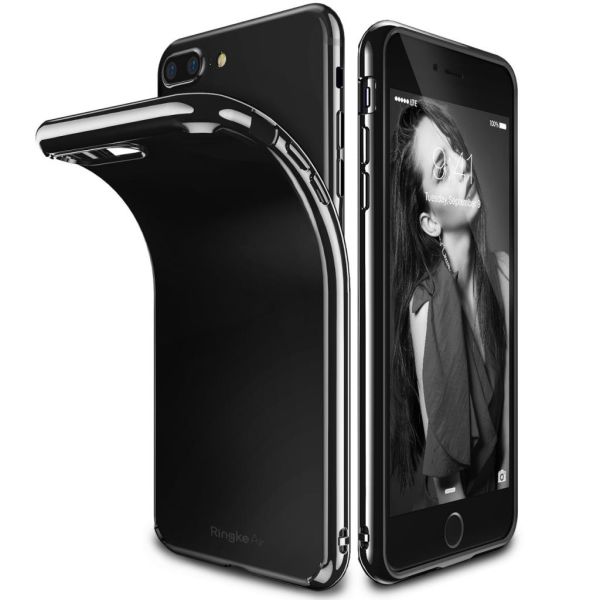 Ringke Air İphone 7 Plus ile Uyumlu Kılıf Ink Black Ultra Hafif Esnek İnce