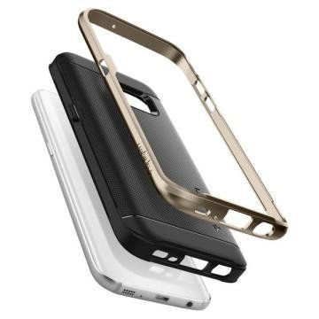 Spigen Galaxy S7 ile Uyumlu Kılıf Neo Hybrid Champagne Gold