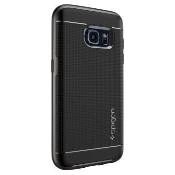 Spigen Galaxy S7 ile Uyumlu Kılıf Neo Hybrid Gun Metal