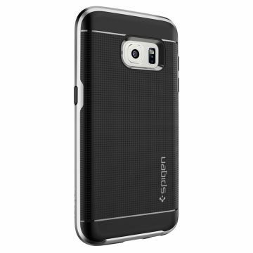 Spigen Galaxy S7 ile Uyumlu Kılıf Neo Hybrid Satin Silver
