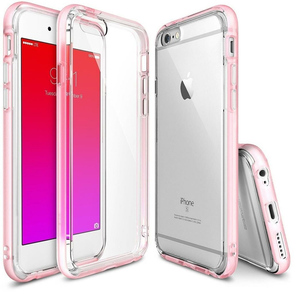 Ringke Frame Frost 6s/ 6 ile Uyumlu Çerçeveli Bumper Kılıf Pink