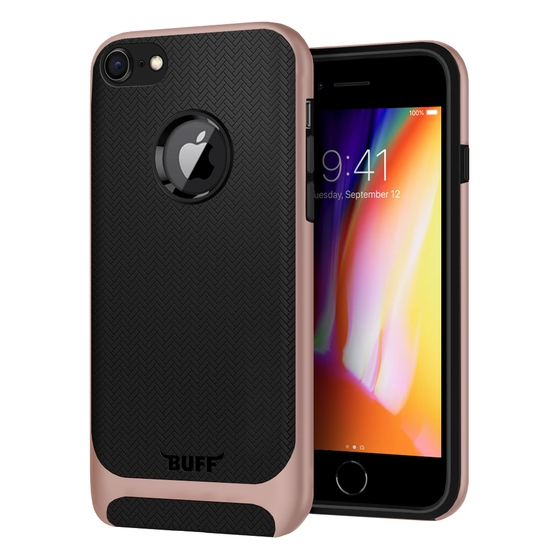 Buff iPhone 8 ile Uyumlu New Armor Kılıf Rose Gold