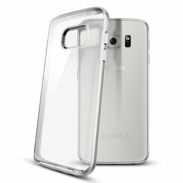 Spigen Galaxy S7 ile Uyumlu Kılıf Neo Hybrid Crystal Satin Silver