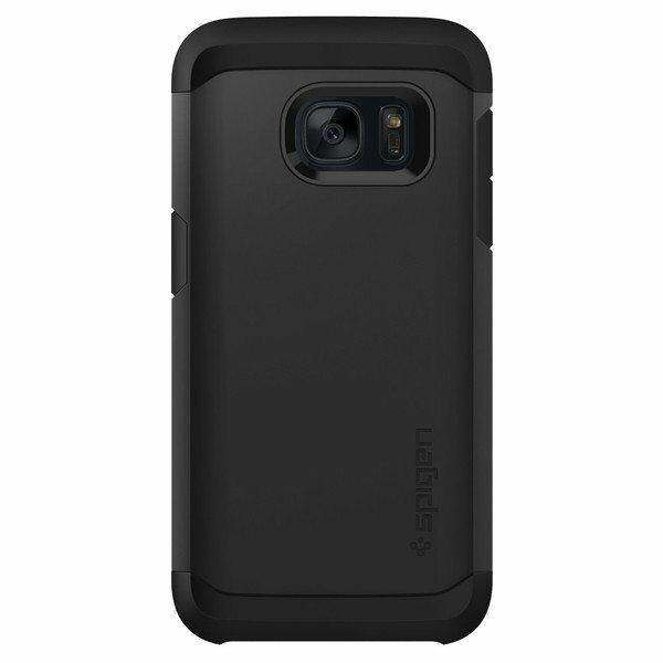 Spigen Galaxy S7 ile Uyumlu Kılıf Tough Armor Black