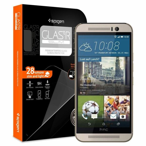 Spigen One M9 ile Uyumlu Cam Ekran Koruyucu Glass TR