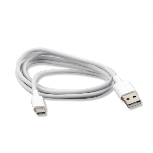 Android Telefonlar ile Uyumlu Type-C USB Kablo 1 M Kutusuz Beyaz