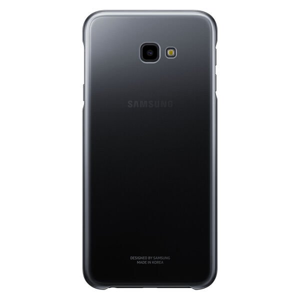 Galaxy J4 Plus ile Uyumlu Gradation Kılıf Siyah EF-AJ415CBEGWW