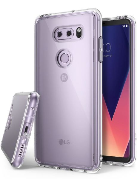Ringke Fusion V30 ile Uyumlu Kılıf Crystal Clear TPU Bumper Extra Darbe Emici