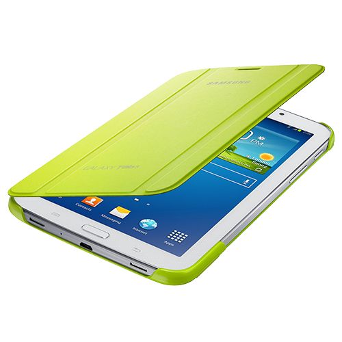 Galaxy Tab 3 7.0'' T210 ile Uyumlu Bookcover Kılıf Yeşil EF-BT210BGEGWW (Out)