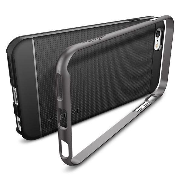 Spigen iPhone 6s/6 ile Uyumlu Kılıf Neo Hybrid Gun Metal