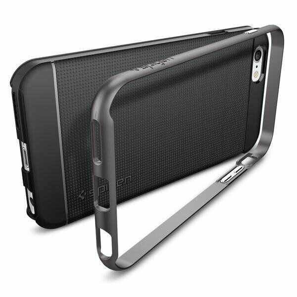 Spigen iPhone 6s/6 ile Uyumlu Kılıf Neo Hybrid Gun Metal