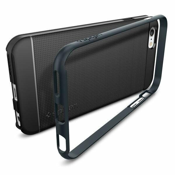 Spigen iPhone 6s/6 ile Uyumlu Kılıf Neo Hybrid Metal Slate