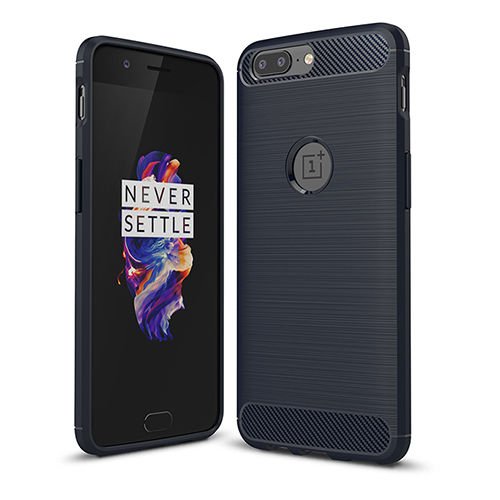 OnePlus 5 ile Uyumlu Room Silikon Kılıf Lacivert