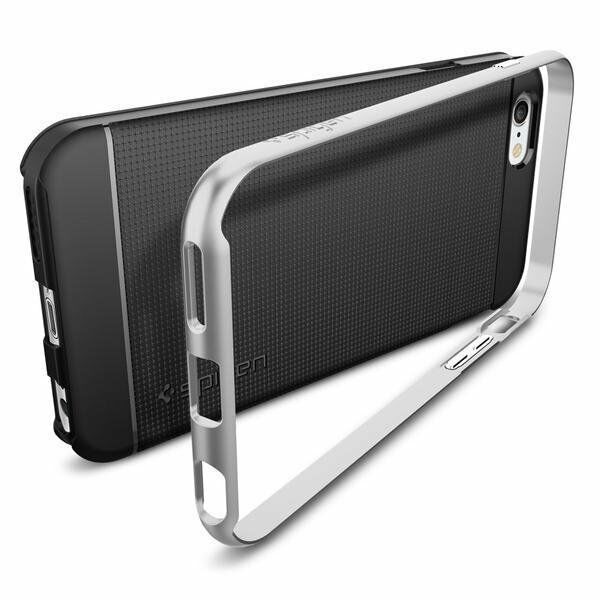 Spigen iPhone 6s/6 ile Uyumlu Kılıf Neo Hybrid Satin Silver