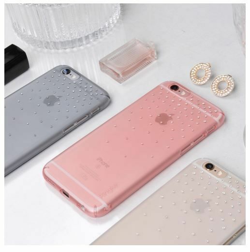 Ringke Noble Fusion iPhone 6s Plus/ 6 Plus ile Uyumlu Taşlı Kılıf Extra Darbe Emici Snow Clear