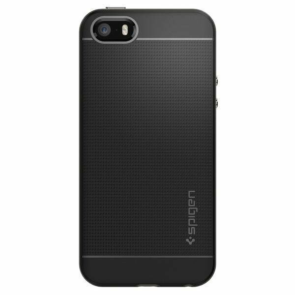 Spigen iPhone 5,5s,SE ile Uyumlu Kılıf Neo Hybrid Gun Metal
