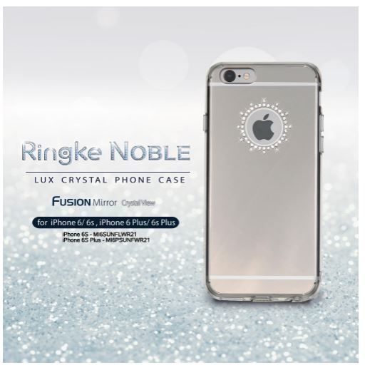 Ringke Noble Fusion iPhone 6s Plus/ 6 Plus ile Uyumlu Taşlı Kılıf Extra Darbe Emici Sun Clear