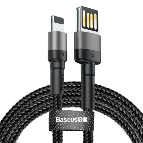 Baseus Cafule 1.5A Lightning 2M Şarj Kablosu CALKLF-HG1 Gri