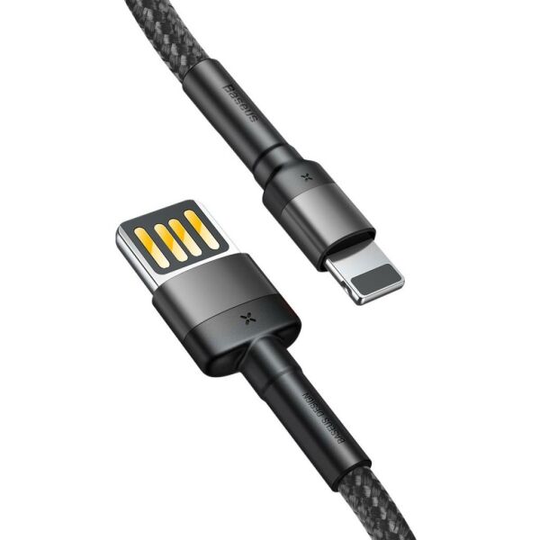 Baseus Cafule 1.5A Lightning 2M Şarj Kablosu CALKLF-HG1 Gri