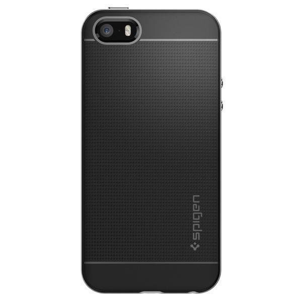 Spigen iPhone 5,5s,SE ile Uyumlu Kılıf Neo Hybrid Satin Silver