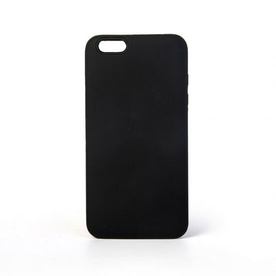 iPhone 6/6S ile Uyumlu Rubber Kılıf Siyah