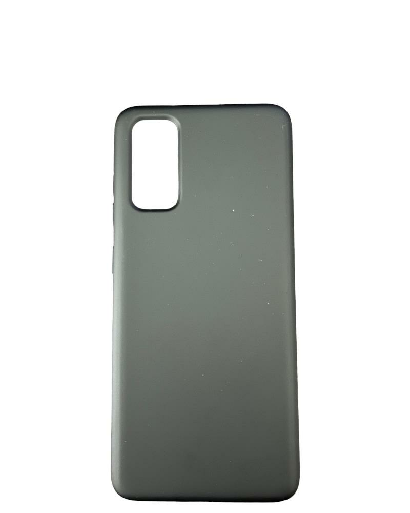 Galaxy S20 ile Uyumlu Cappy Silikon Kılıf Siyah