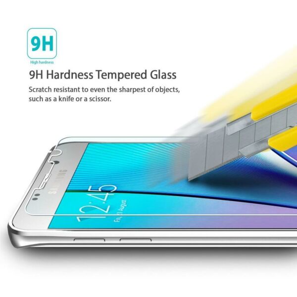 Ringke IDGL Galaxy Note 5 ile Uyumlu Glass Ekran Koruyucu 0.33 mm