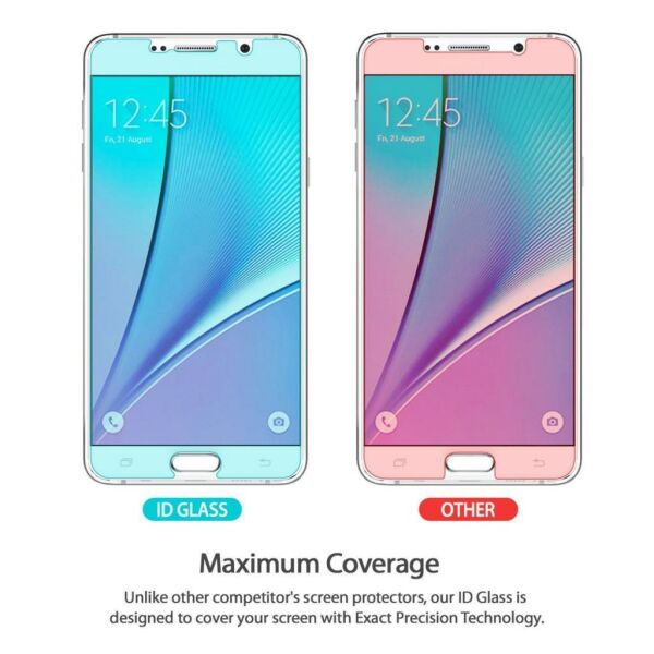 Ringke IDGL Galaxy Note 5 ile Uyumlu Glass Ekran Koruyucu 0.33 mm