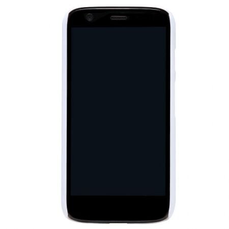 Nillkin Moto G ile Uyumlu Super Frosted Sert Kılıf Beyaz