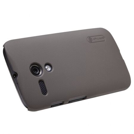 Nillkin Moto G ile Uyumlu Super Frosted Sert Kılıf Kahverengi