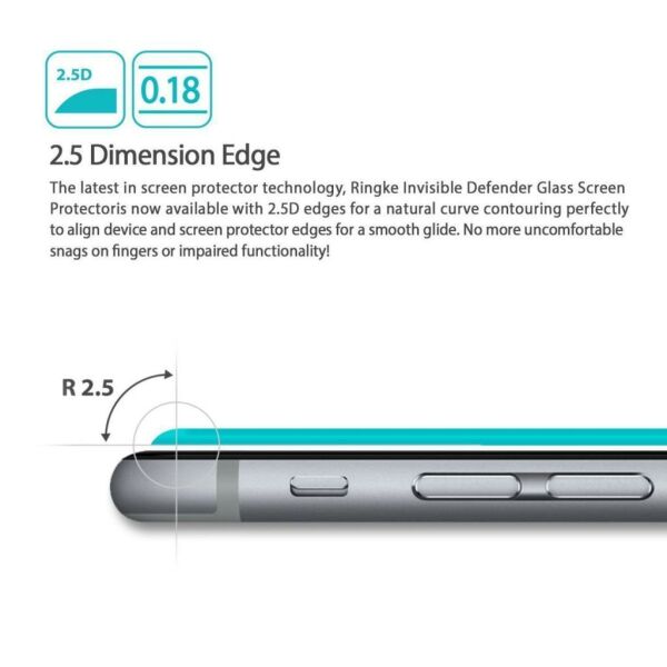 Ringke IDGL Galaxy S7 ile Uyumlu Glass Ekran Koruyucu 0.18 mm
