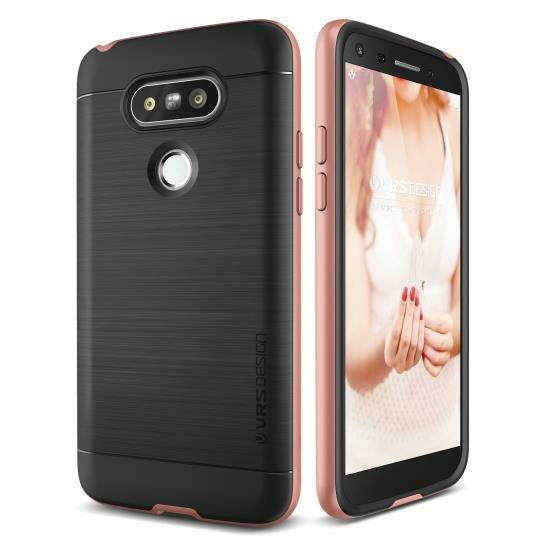 Verus G5 ile Uyumlu High Pro Shield Kılıf Rose Gold