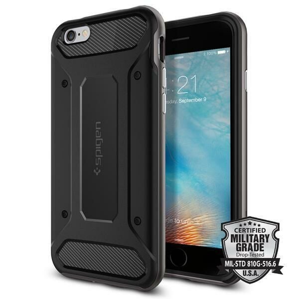 Spigen iPhone 6/6s ile Uyumlu Kılıf Neo Hybrid Carbon Gun Metal