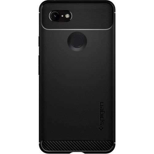 Spigen Pixel 3 ile Uyumlu Kılıf Rugged Armor Matte Black