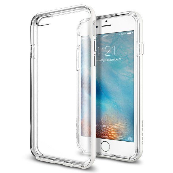 Spigen iPhone 6s/6 ile Uyumlu Kılıf Neo Hybrid EX Shimmery White