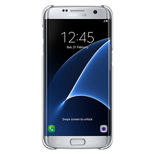 Galaxy S7 ile Uyumlu Clear Back Cover Kılıf Gümüş EF-QG930CSEGWW (Out)